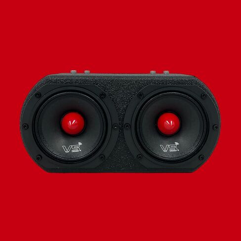 Menace AUDIO VOICEPOD ثنائي النطاق متوسط ​​المدى مقاس 4 بوصات - أحمر in Kuwait