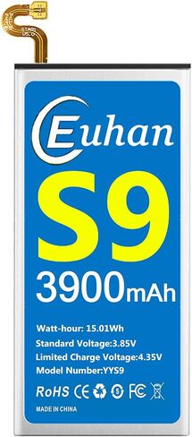 Galaxy S9 Battery, [Upgraded] Euhan 3900mAh Li-Polymer EB-BG960ABE Replacement Battery for Samsung Galaxy S9 G960 G960V G960A G960T G960P G960F with Repair Tools Kit [24 Month Service] in Saudi Arabia