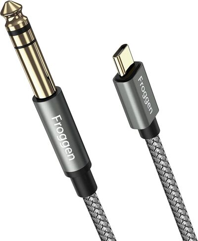 USB C to 6.35mm 1/4 inch Audio Stereo Cable 6 Feet, USB Type C to 6.35mm 1/4 inch TRS Audio Cord Compatible with iPad, Pixel 4XL, Samsung Galaxy S22, Amplifier, Mixer, Speaker, Home Theater in Saudi Arabia