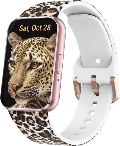 Printed Silicone Bands Compatible for Samsung Galaxy Fit 3, Pattern Replacement Sport Strap for Samsung Galaxy Fit 3 SM-R390 Women Men in Saudi Arabia