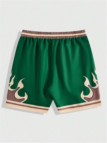 SOLY HUX Men's Graphic Shorts Straight Leg Shorts Streetwear Athletic Running Short Pants in Saudi Arabia