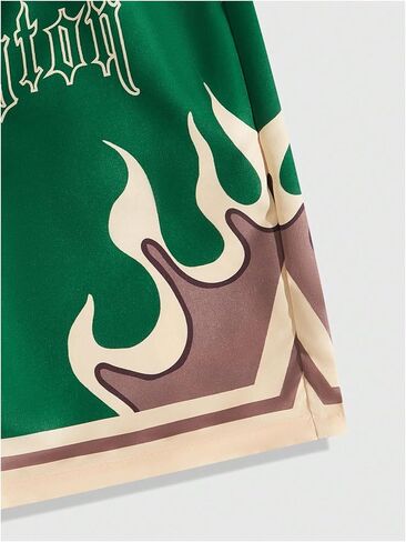 SOLY HUX Men's Graphic Shorts Straight Leg Shorts Streetwear Athletic Running Short Pants in Saudi Arabia