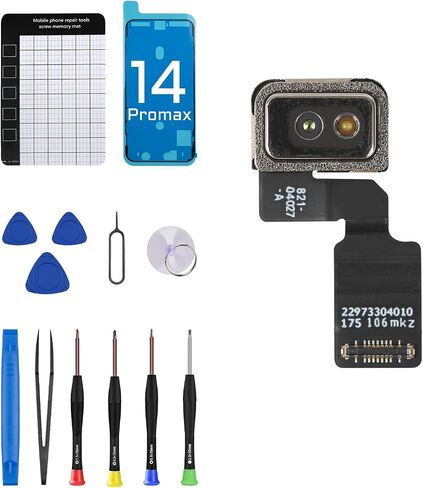 for iPhone 14 PRO MAX Infrared Laar Sensor Flex Cable Replacement 14PROMAX Radar Scanner Flex Part with Fix Tool Crowbar and Tweezers A2651 A2893 A2894 A2895 A2896 in Saudi Arabia