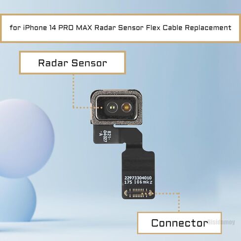 for iPhone 14 PRO MAX Infrared Laar Sensor Flex Cable Replacement 14PROMAX Radar Scanner Flex Part with Fix Tool Crowbar and Tweezers A2651 A2893 A2894 A2895 A2896 in Saudi Arabia