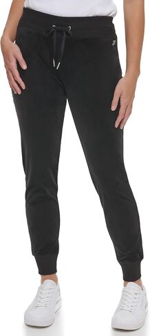 Calvin Klein Women's Misses Comfortable Jogger Everyday Velour Drawstring Pant in Saudi Arabia