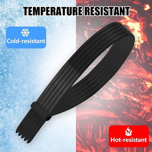 قطارة بولت 12 بوصة 120 رطل، 18 بوصة 180 رطل، 26 بوصة 200 رطل، مجموعة سوداء شديدة التحمل (150 عبوة، 50 لكل حجم) أربطة بسحاب، سلك كابل نايلون ممتاز ذاتي القفل للاستخدام الداخلي والخارجي in Kuwait