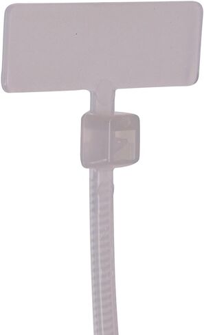 NSI - 418F-ID Identification Marker Flag Cable Tie, 18lbs Tensile Strength, 3/4" Bundle Diameter, 1.00" x 0.310" Marker, 0.100" Width, 4" Length in Saudi Arabia