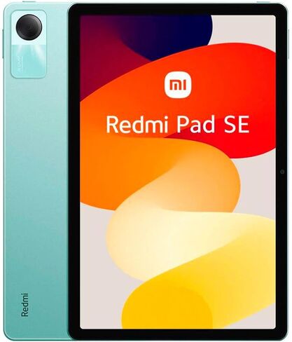 Xiaomi Redmi Pad SE Only WiFi 11" Octa Core 4 Speakers Global ROM Dolby Atmos 8000mAh Bluetooth 5.3 8MP + (33w Dual USB Fast Car Charger Bundle) (Mint Green Global ROM, 128GB + 6GB) in Saudi Arabia