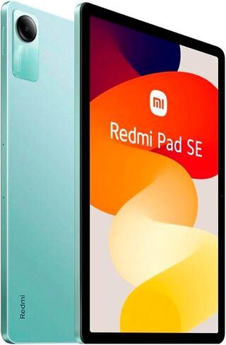Xiaomi Redmi Pad SE Only WiFi 11" Octa Core 4 Speakers Global ROM Dolby Atmos 8000mAh Bluetooth 5.3 8MP + (33w Dual USB Fast Car Charger Bundle) (Mint Green Global ROM, 128GB + 6GB) in Saudi Arabia