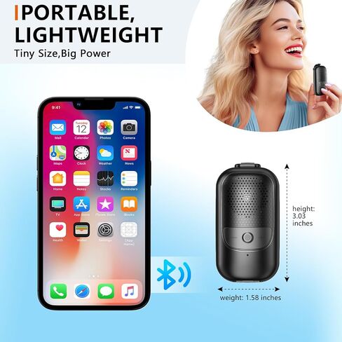 Portable Bluetooth Speakers,Clip-On Wireless Speaker,Stereo Loud Sound with Deep Bass,IPX5 Waterproof,Mini Outdoor Wearable Speaker,BT 5.3 Clip Speaker for Cycling/Home/Party/Beach/Shower/Gift in Saudi Arabia