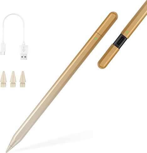قلم TiMOVO Stylus لجهاز iPad، قلم Apple Pencil USB-C مع رفض راحة اليد، قلم Apple سريع الشحن الجيل الأول والثاني لجهاز iPad Pro 13/12.9/11 بوصة، iPad 10/9/8/7/6، iPad Air 11&13 بوصة (M2) ) /6/5/4/3، آيباد ميني 5/6 in Kuwait