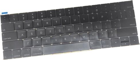 Replacement Keyboard and Rivet Screws Compatible with MacBook Pro 13-inch Retina Display 13-inch Model A1989 15-inch Model A1990 2018-2019 Year EMC 3214 EMC 3358 EMC 3215 EMC 3359 in Saudi Arabia