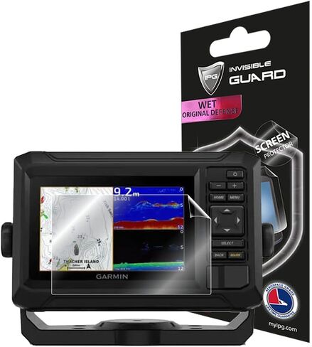 IPG For Garmin ECHOMAP UHD2 5" 52cv (010-02589-01) Chartplotter TouchScreen Screen Protector Invisible Ultra HD Clear Film Anti Scratch Skin Guard - Smooth/Self-Healing/Bubble -Free for R5II in Saudi Arabia