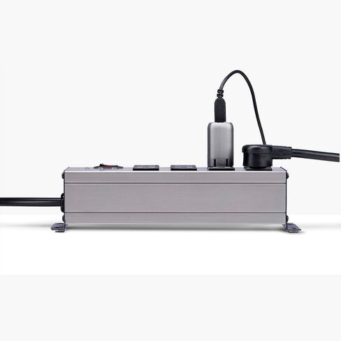 StarTech.com 4-Outlet Industrial Power Strip 125V/15A, EMI/RFI Isolation, Mountable PDU, 8ft/2.4m Power Cord, NEMA 5-15P/R in Saudi Arabia