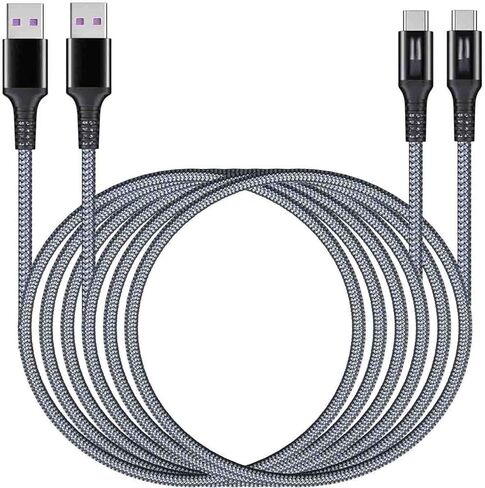 USB Type C Cable Fast Charge Nylon Data Transfer Cord AA1 in Saudi Arabia