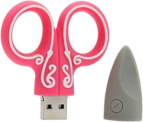 16GB بندريف الجدة الأخضر ثلاثية الأبعاد مقص المقصات خياط نموذج محرك فلاش USB ذاكرة عصا U القرص هدية in Kuwait