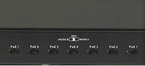 بو تكساس | محول إيثرنت جيجابت بـ 8 منافذ مع PoE سلبي على 7 منافذ - طاقة عبر إيثرنت لأجهزة 802.3af أو 24 فولت in Kuwait