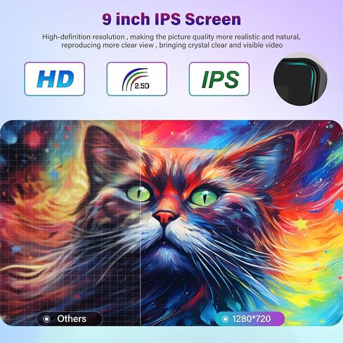 [8-Core 2+64G] راديو Android 13 لسيارة Toyota Tacoma 2005-2013 - شاشة لمس IPS 9 بوصة صوت DSP - تشغيل لاسلكي وAndroid Auto، WiFi، 32EQ، 59 UI، صفحة رئيسية مخصصة + كاميرا احتياطية AHD in Saudi Arabia