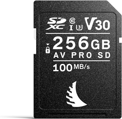 Angelbird - AV PRO SD V30-256 GB - بطاقة ذاكرة SDXC UHS-I - حتى 6K - للتصوير اليومي للصور والفيديو in Kuwait