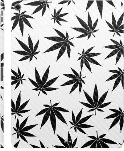 Carbon Fiber Tablet Skin Compatible with Apple iPad Air 11 (M2) 2024 - Cannabis Culture - Premium 3M Vinyl Protective Wrap Decal Cover - Easy to Apply | Crafted in The USA by MightySkins in Saudi Arabia
