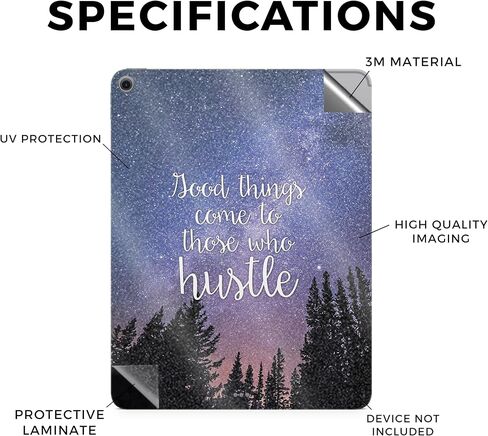 غلاف الكمبيوتر اللوحي من ألياف الكربون متوافق مع Apple iPad Air 13 (M2) 2024 - Woodlands - غطاء لاصق واقٍ من الفينيل 3M ممتاز - سهل الاستخدام | صُنع في الولايات المتحدة الأمريكية بواسطة MightySkins in Kuwait
