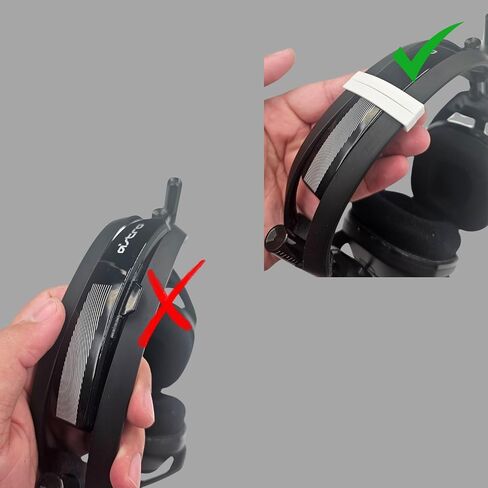 Brace Clamps for Astro A50 Mod Kit, Pack 2 Units, Compatible with Astro A50 Gen 4 Mod Kit, Ultra-Resistant Comfortable Clamps for Astro A50 Headphone (Black) in Saudi Arabia