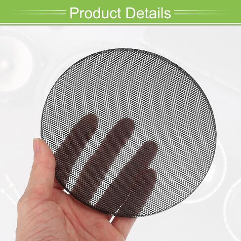 ACROPIX Universal 3 Inch Speaker Grills Mesh for Audio Subwoofer 84x6.5mm Grille without Frame Black - Pack of 2 in Saudi Arabia
