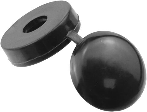 Coshar 150 Pieces Plastic Screw Caps Hinged Screw Cover Caps Fold Screw Snap Covers Washer Flip Tops Screw Cover caps(M4, White) in Saudi Arabia