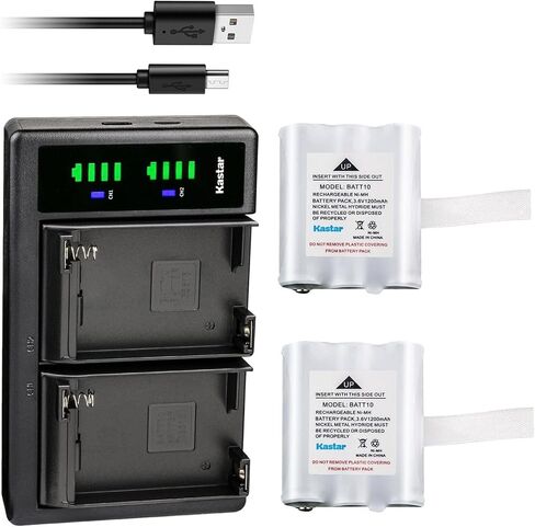 Kastar 4-Pack Battery and LTD2 Charger Compatible with Midland BATT10 BATT-10 AVP13 MID-AVP13 Battery, T71 T-71 T75 T-75 T77 T-77 T79 T-79, X-Talker T71 T-71 T75 T-75 T77 T-77 T79 T-79 Two Way Radios in Saudi Arabia