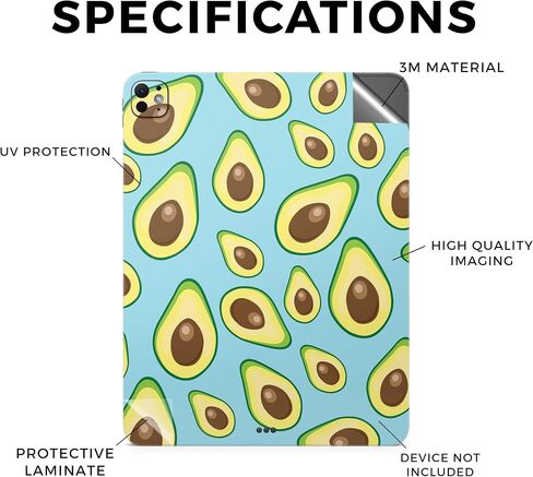 Carbon Fiber Skin Compatible with Apple iPad Pro 11 (M4) 2024-90s Fun - Premium 3M Vinyl Protective Wrap Decal Cover - Easy to Apply | Crafted in The USA by MightySkins in Saudi Arabia