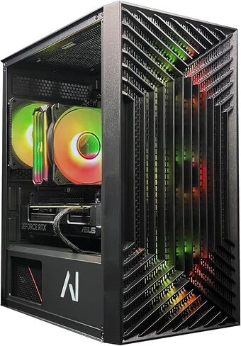 Essentials Pro Gaming Desktop PC | Intel i7-12700KF | 32GB DDR5 RAM | RTX 4060 Ti 8GB | 1TB NVME SSD | 650W Gold Power Supply | ARGB Fans | Windows 11 Home in Saudi Arabia
