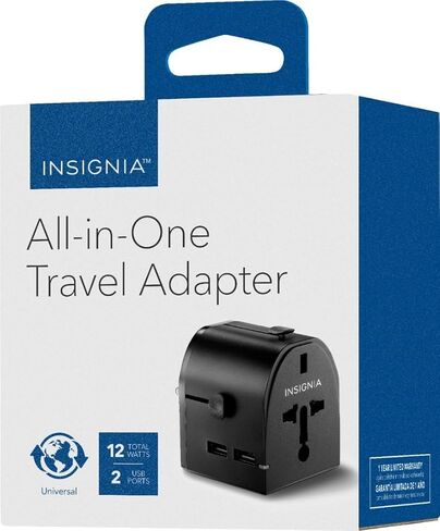 Insignia All-in-One/Grounded Travel Adapter and Converter Series (All-in-One Travel Adapter) in Kuwait