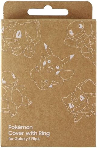 SAMSUNG Official Cover with Ring Galaxy Z Flip4 - Pokémon Design White in Saudi Arabia