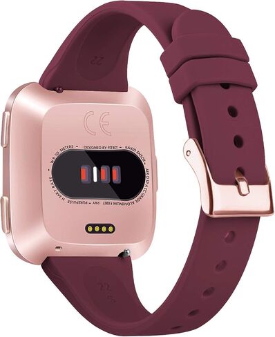 Tobfit Slim Sport Watch Bands Compatible with Fitbit Versa 2 Bands for Women Men, Silicone Replacement Wristbands Straps Compatible for Fitbit Versa 2 / Fitbit Versa/Versa Lite/Versa SE, 3 Pack in Kuwait