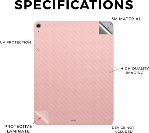 Carbon Fiber Tablet Skin Compatible with Apple iPad Air 13 (M2) 2024 - Solid Olive - Premium 3M Vinyl Protective Wrap Decal Cover - Easy to Apply | Crafted in The USA by MightySkins in Saudi Arabia