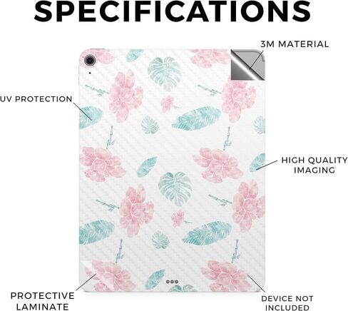 غلاف تابلت لامع لامع متوافق مع Apple iPad Air 11 (M2) 2024 - Pastel Wave - غطاء لاصق واقٍ من الفينيل الفاخر 3M - سهل الاستخدام | صُنع في الولايات المتحدة الأمريكية بواسطة MightySkins in Kuwait