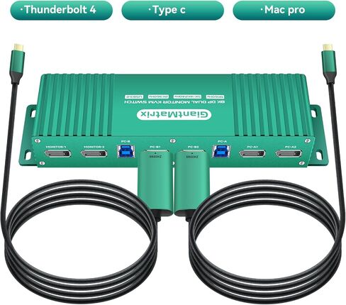 Displayport kvm Switch 2 شاشات 2 أجهزة كمبيوتر 1440P 165 هرتز kvm Switch 2 شاشات 2 أجهزة كمبيوتر منفذ عرض 1440P 120 هرتز 144 هرتز 165 هرتز 175 هرتز 240 هرتز kvm Switch Displayport شاشات مزدوجة FreeSync G-SYNC in Kuwait