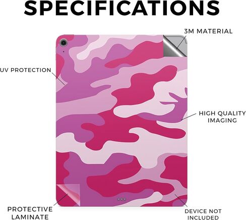 Carbon Fiber Tablet Skin Compatible with Apple iPad Air 11 (M2) 2024 - Antique Marble - Premium 3M Vinyl Protective Wrap Decal Cover - Easy to Apply | Crafted in The USA by MightySkins in Saudi Arabia