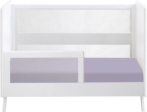 BreathableBaby Cotton Percale Fitted Sheet, for 52" x 28"/132 x 71 cm Crib & Toddler Bed Mattress, Blue (2-Pack) in Saudi Arabia