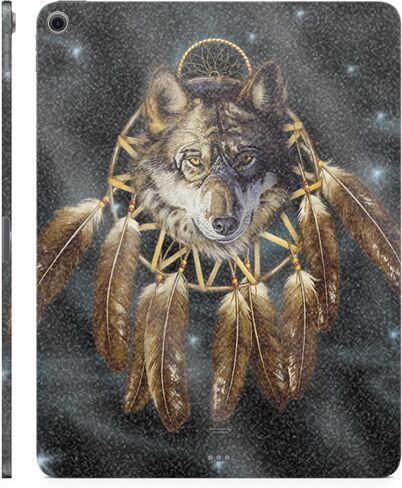غلاف الكمبيوتر اللوحي من ألياف الكربون متوافق مع Apple iPad Air 11 (M2) 2024 - Wolf Dreams - غطاء لاصق واقٍ من الفينيل الفاخر 3M - سهل الاستخدام | صُنع في الولايات المتحدة الأمريكية بواسطة MightySkins in Saudi Arabia