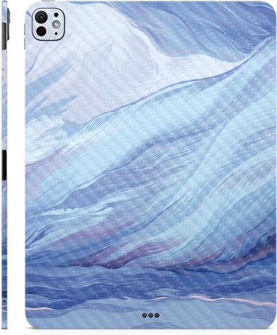 غلاف من ألياف الكربون متوافق مع Apple iPad Pro 11 (M4) 2024 - Visionary - غطاء لاصق واقٍ من الفينيل 3M ممتاز - سهل الاستخدام | صُنع في الولايات المتحدة الأمريكية بواسطة MightySkins in Saudi Arabia