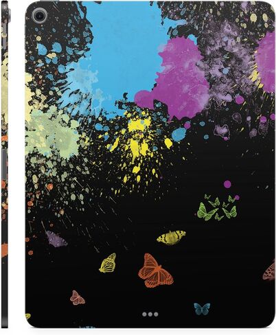 Carbon Fiber Tablet Skin Compatible with Apple iPad Air 11 (M2) 2024 - Action Fish Puzzle - Premium 3M Vinyl Protective Wrap Decal Cover - Easy to Apply | Crafted in The USA by MightySkins in Saudi Arabia