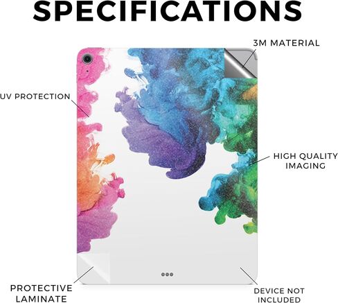 Carbon Fiber Tablet Skin Compatible with Apple iPad Air 11 (M2) 2024 - Action Fish Puzzle - Premium 3M Vinyl Protective Wrap Decal Cover - Easy to Apply | Crafted in The USA by MightySkins in Saudi Arabia