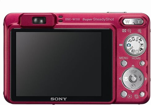 Sony Cybershot DSCW150/R 8.1MP Digital Camera with 5x Optical Zoom with Super Steady Shot (Red) (Renewed) in Saudi Arabia