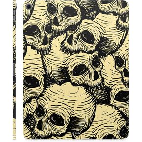 غلاف الكمبيوتر اللوحي من ألياف الكربون متوافق مع Apple iPad Air 13 (M2) 2024 - جدار الموت - غطاء لاصق واقٍ من الفينيل 3M ممتاز - سهل الاستخدام | صُنع في الولايات المتحدة الأمريكية بواسطة MightySkins in Kuwait