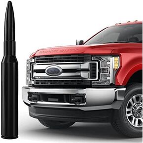 4 Inch Short Aluminum Antenna for Ford F-250 (2009-2023), Ford F250 Antenna Replacement Mast