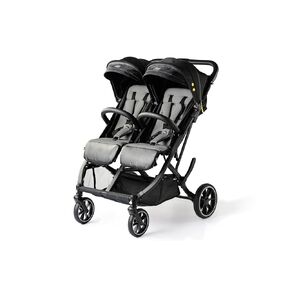 BabyCruiser Double Stroller Side by Side Double Stroller Newborn and Toddler, Swivel Wheels, One Hand Folding, Compact Size, Lightweight Twin Stroller from birth up to 48.5 lbs per seat