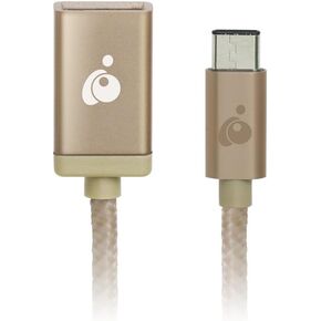 IOGEAR Charge & Sync USB-C to USB Type-A Adapter, Silver, G2LU3CAF10-SIL