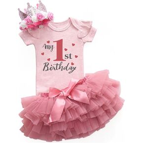 My 1st birthday one Birthday 1year Baby girl clothes gift happy first birthday girls