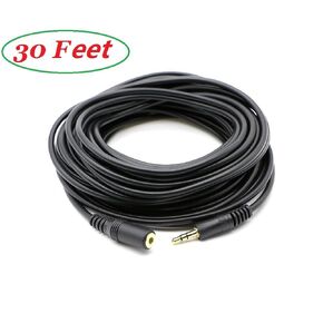 Nightwolf ® 10M 30Ft 3.5mm Male to Female Stereo Audio Headphone Earphone Extension Cable Cord (M/F)
